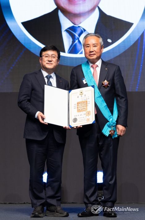 장현우 제2대 압량명예면장,‘전기의 날’금탑산업훈장 수훈