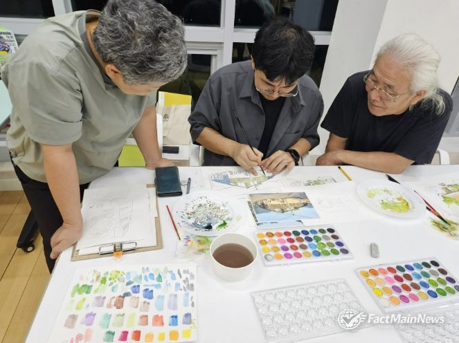 영암군, 일상을 그리다...‘어반스케치’ 드로잉 교실 운영